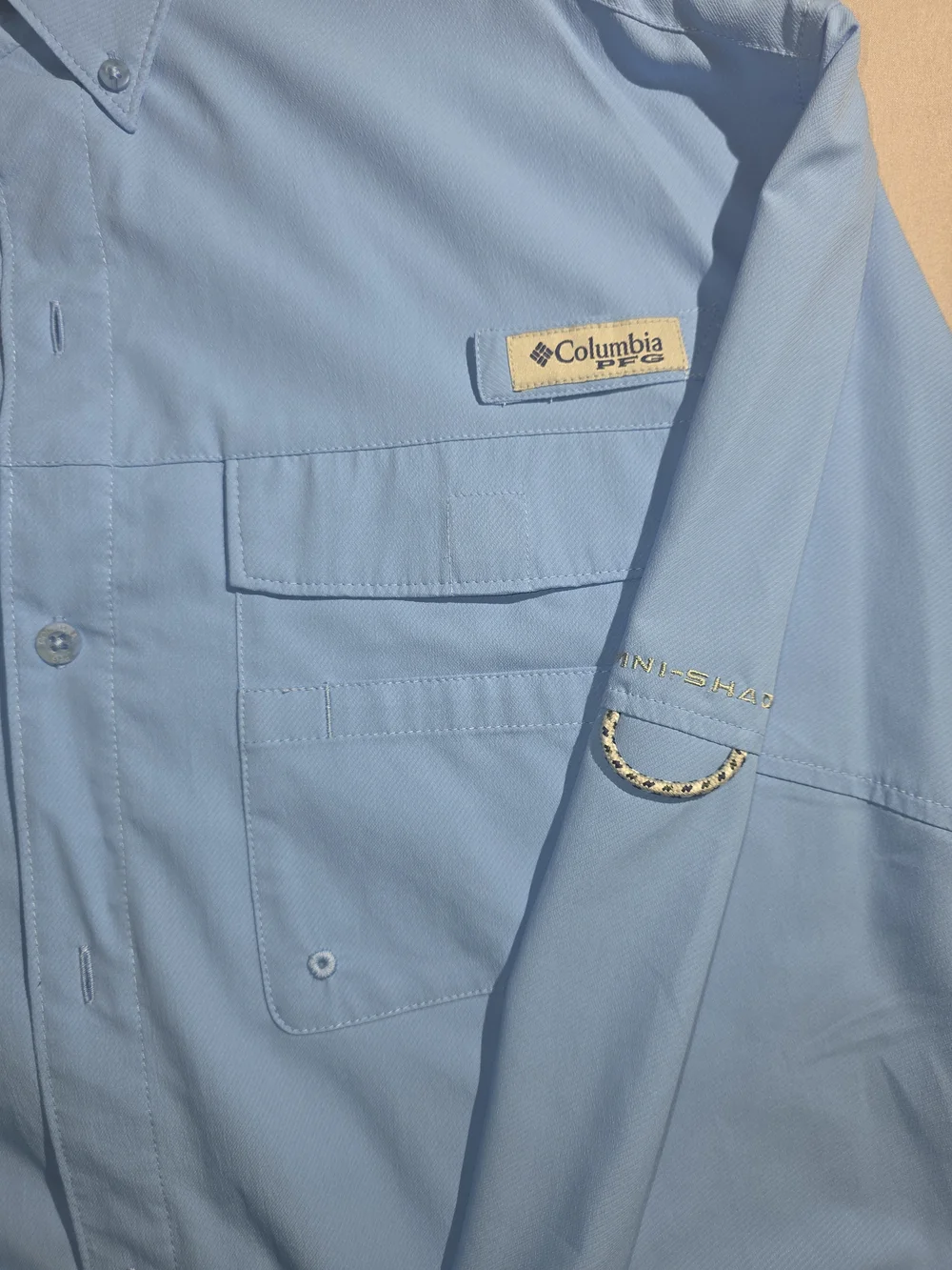 Columbia Men's Light Blue Performance Fishing Jacket